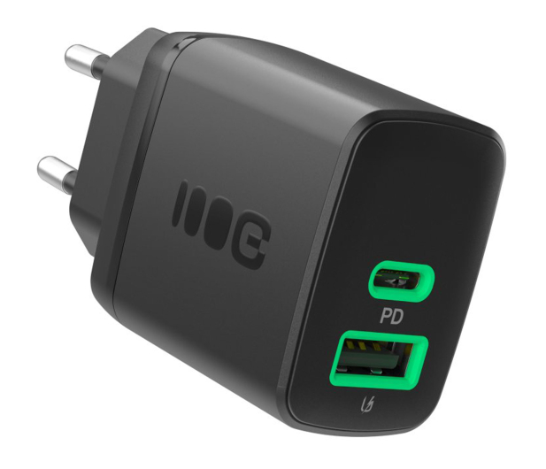 Green Cell PowerSource Duo30 30W USB-C USB-A Power Delivery czarny - 1528924 - zdjęcie 3